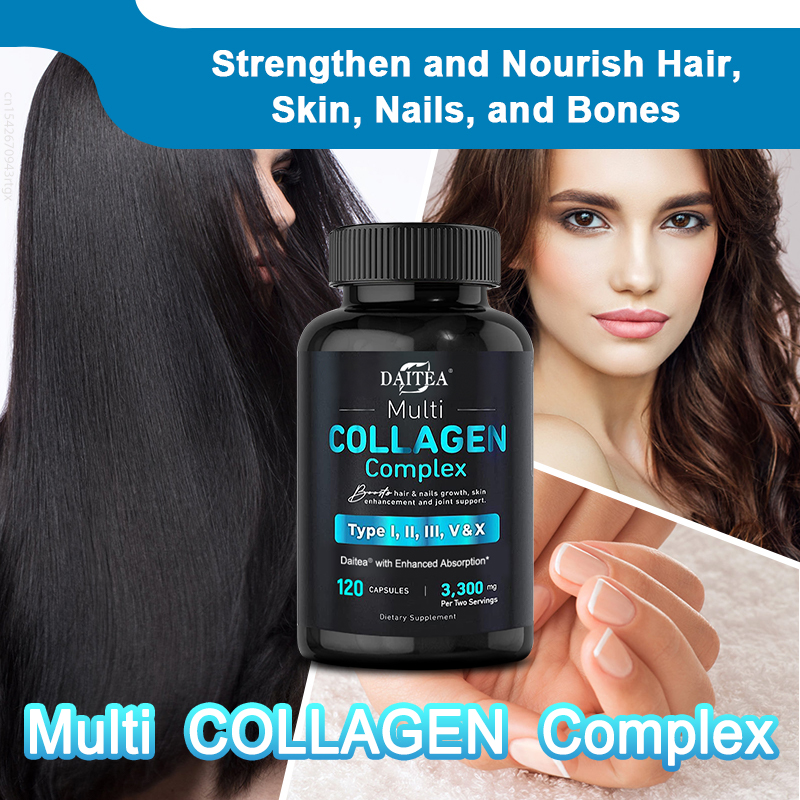 Digestive Enzyme Blend - Multi Collagen Complex Capsules I,II,III,V,X, Digestive