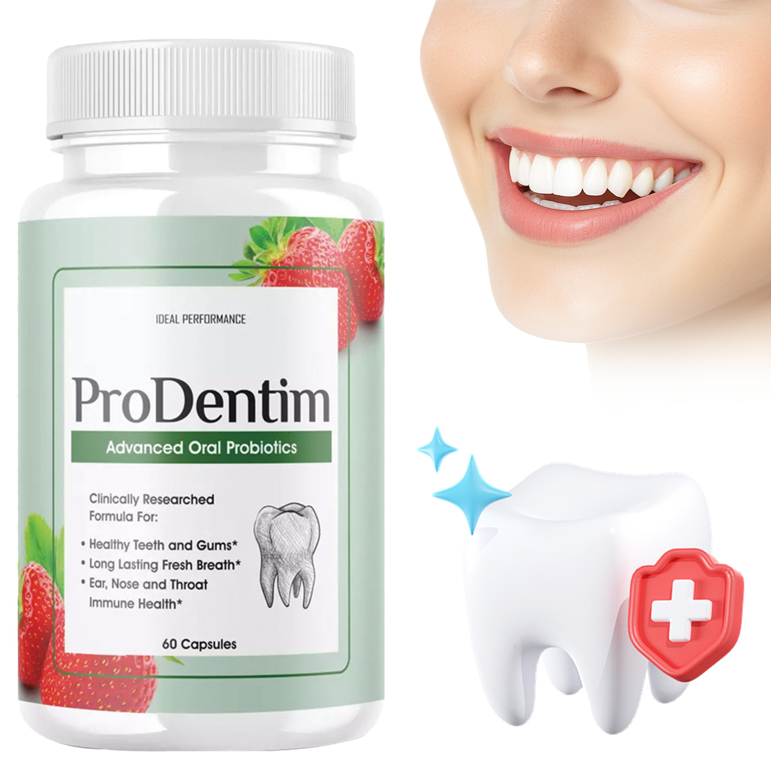 Digestive Enzyme Blend - Advanced Oral Probiotics - Promotes Gum