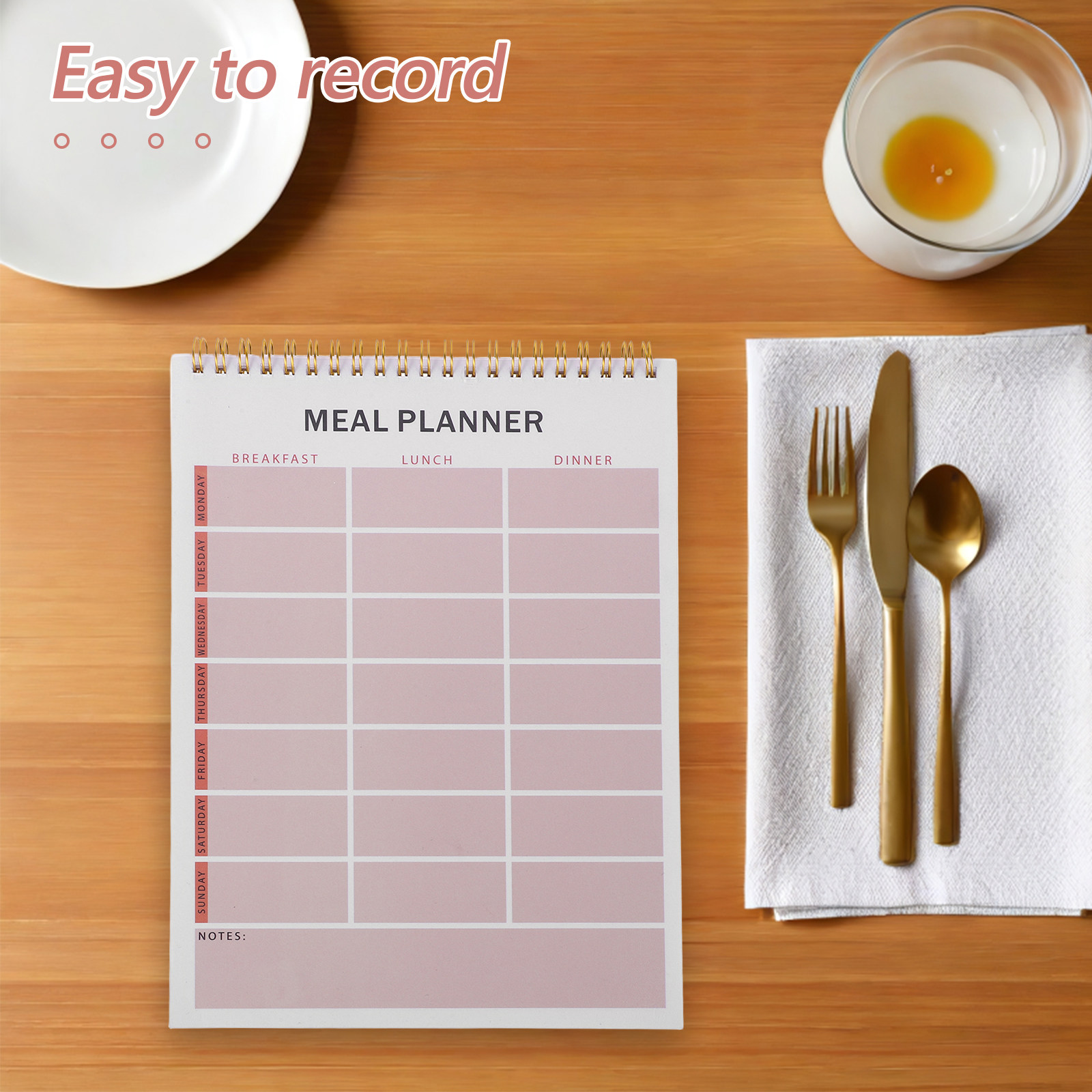 Weekly Meal Planner Notebook S - Nutrition In Fitness ulasan dan harga