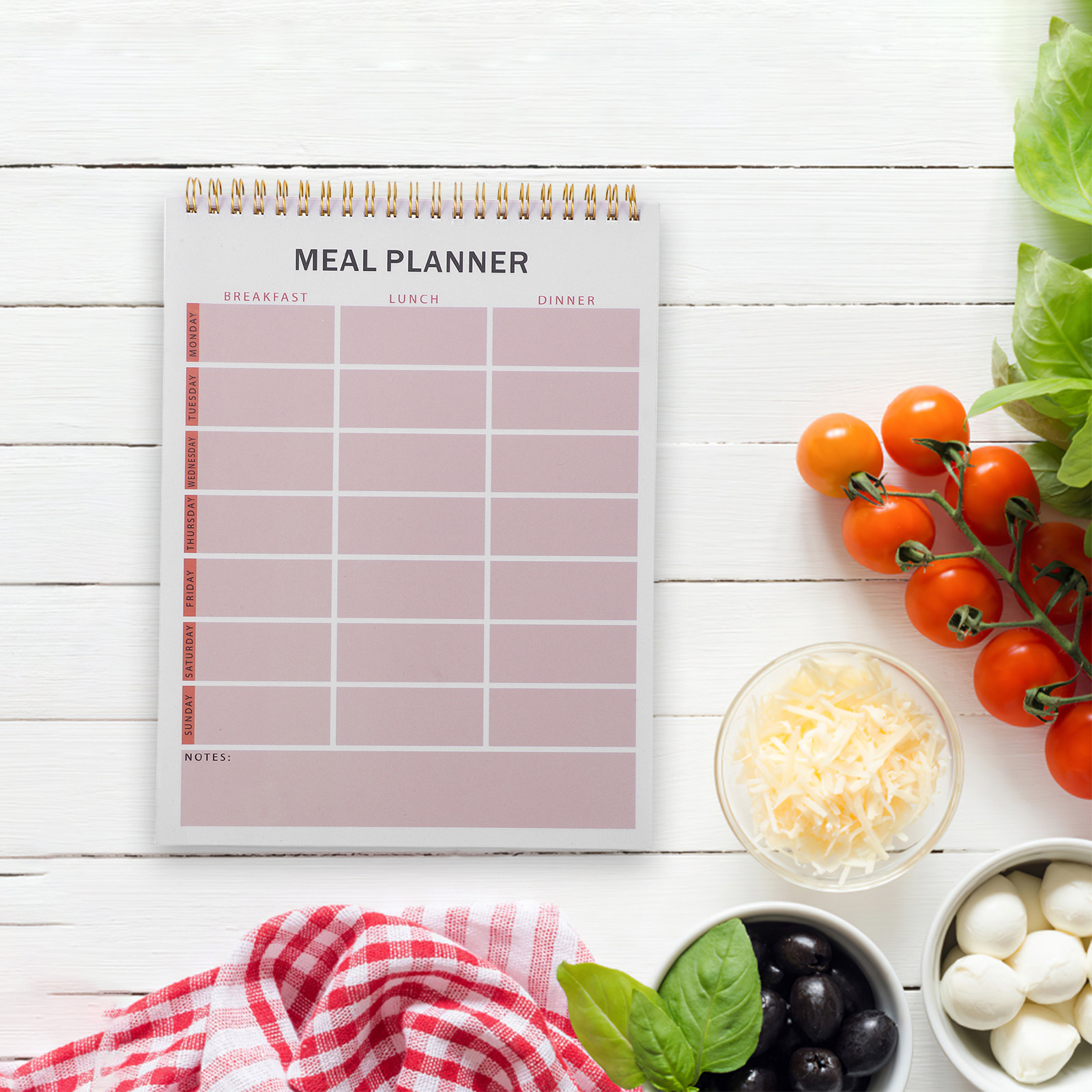 Weekly Meal Planner Notebook S - Nutrition In Fitness ulasan dan harga