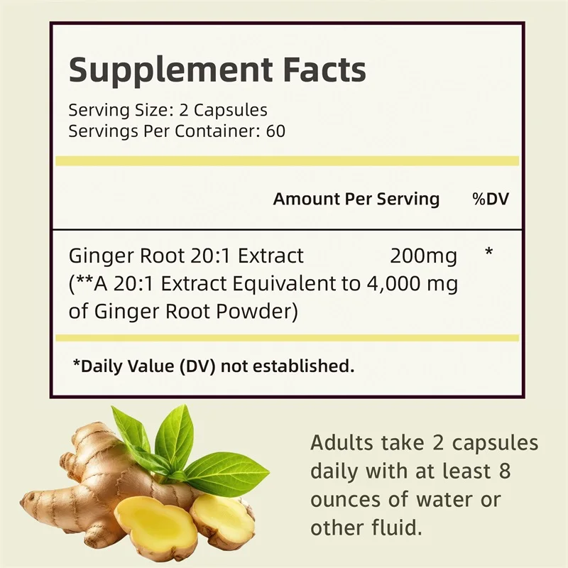 Ginger Root Capsules - Promote - Nutrition And Exercise ulasan dan harga