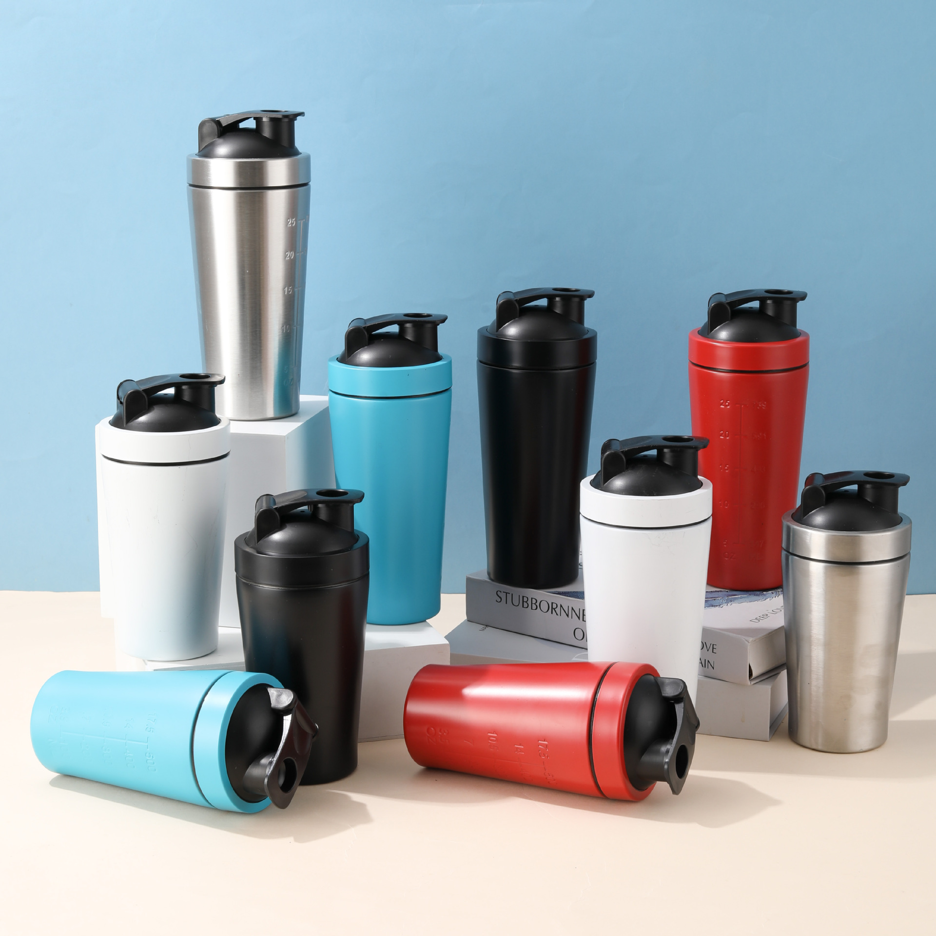 Stainless Steel Protein Shaker - Nutrition Sports Fitness ulasan dan harga
