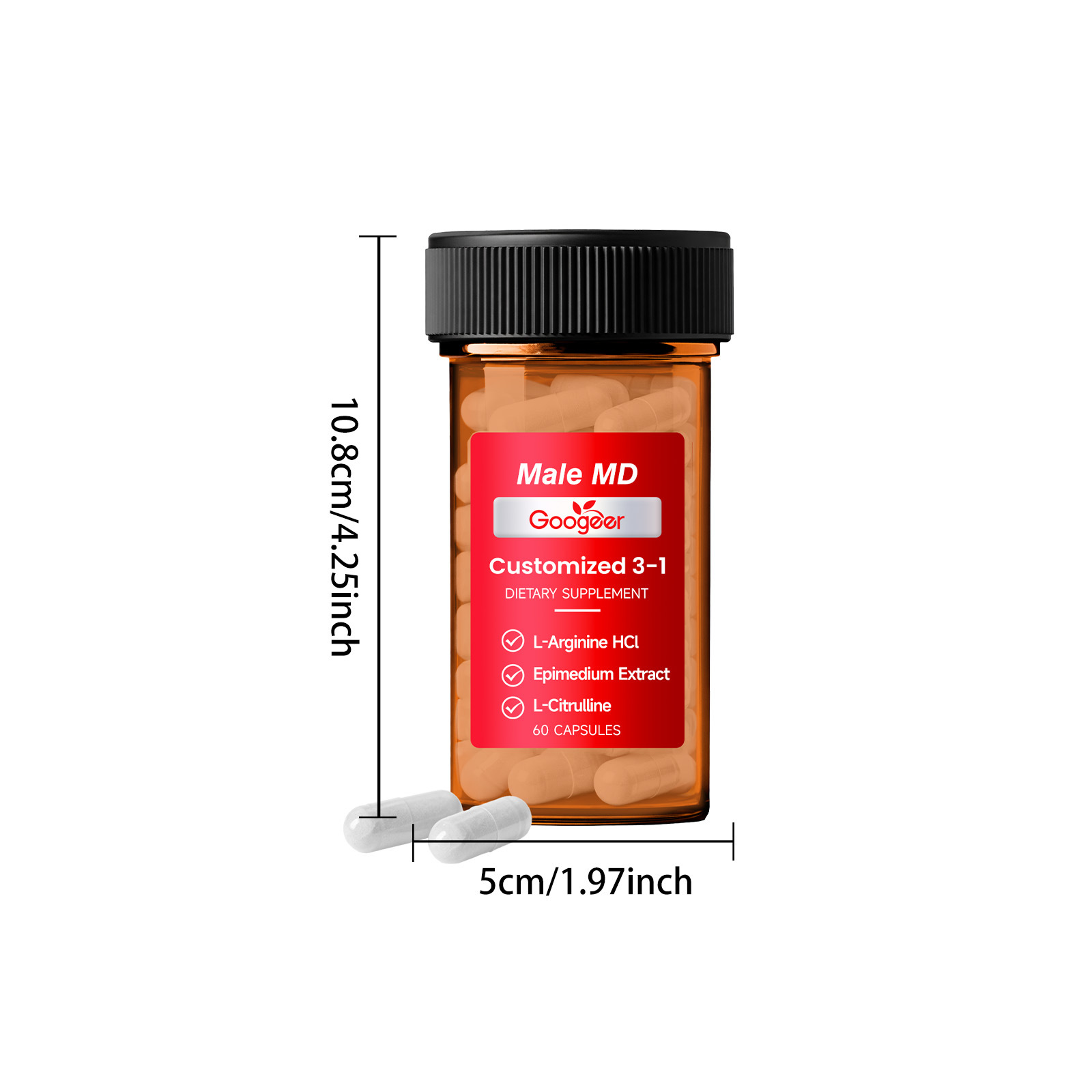 GOOGEER Men's Health Capsules  - Nutrition Fitness Supplements ulasan dan harga