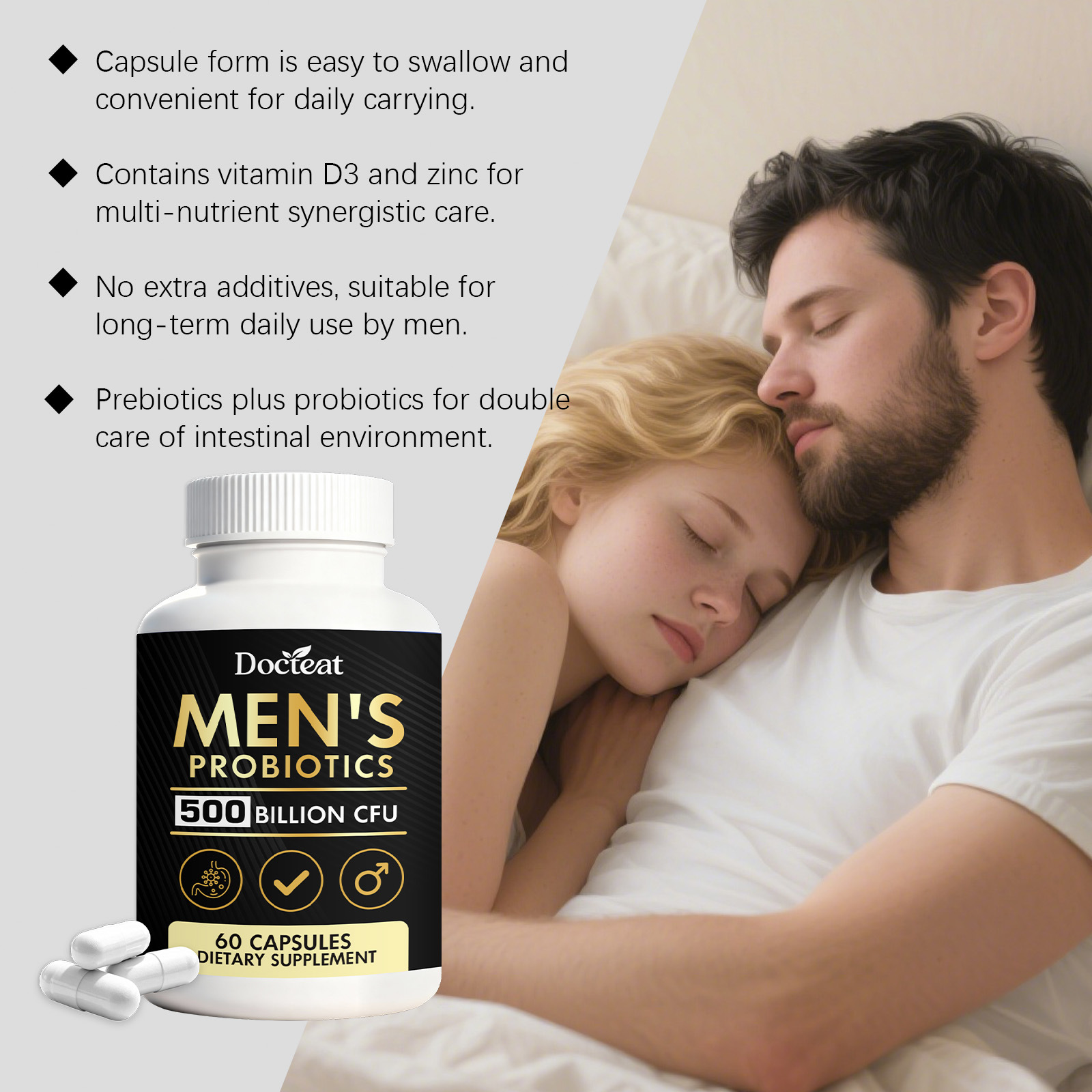 GOOGEER Men's Health Capsules  - Nutrition Fitness Supplements ulasan dan harga