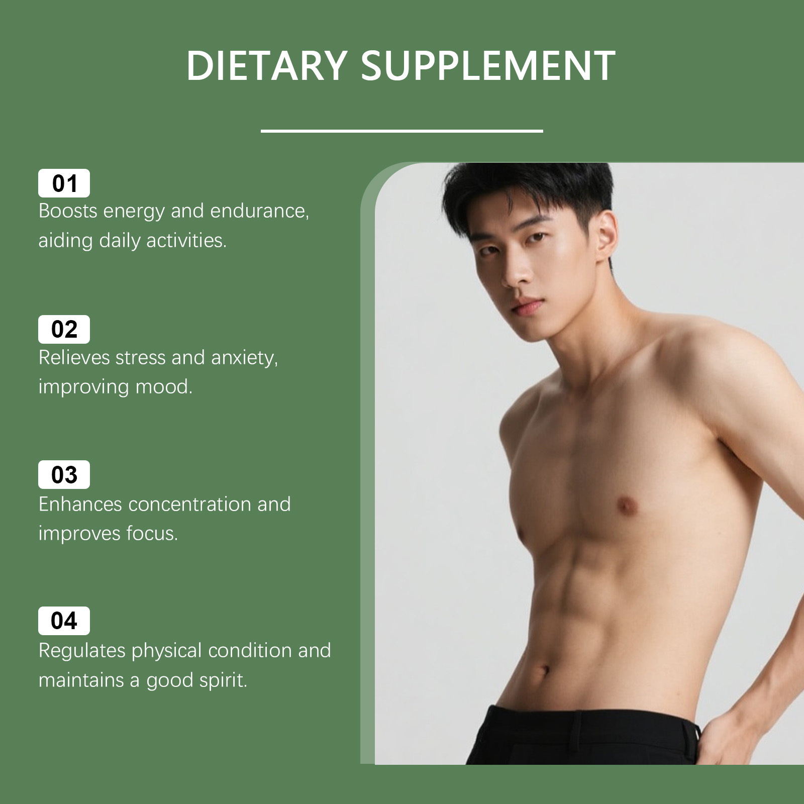 DOCTEAT Men's Health Capsules  - Nutrition Fitness Supplements ulasan dan harga