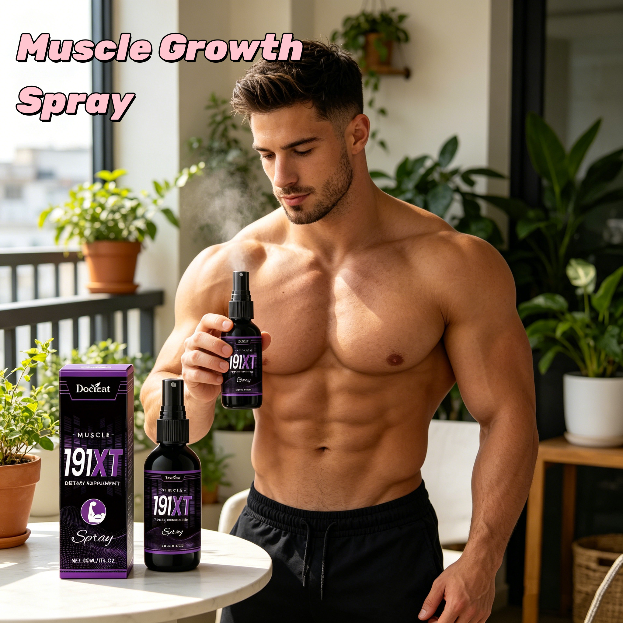 Muscle Growth Spray Enhance Ph - Nutrition And Exercise ulasan dan harga