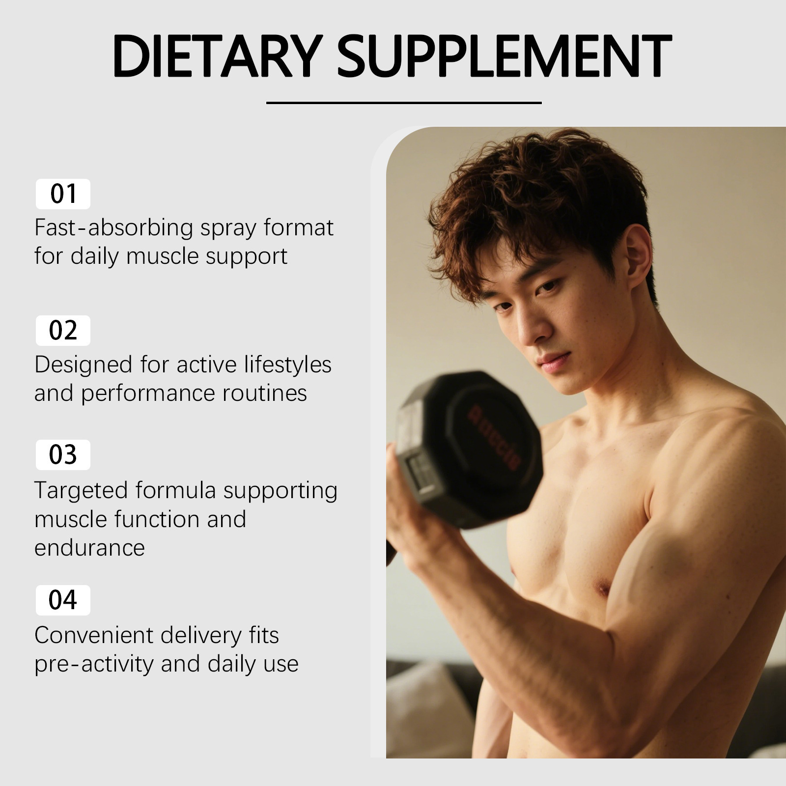Muscle Growth Spray Enhance Ph - Nutrition And Exercise ulasan dan harga