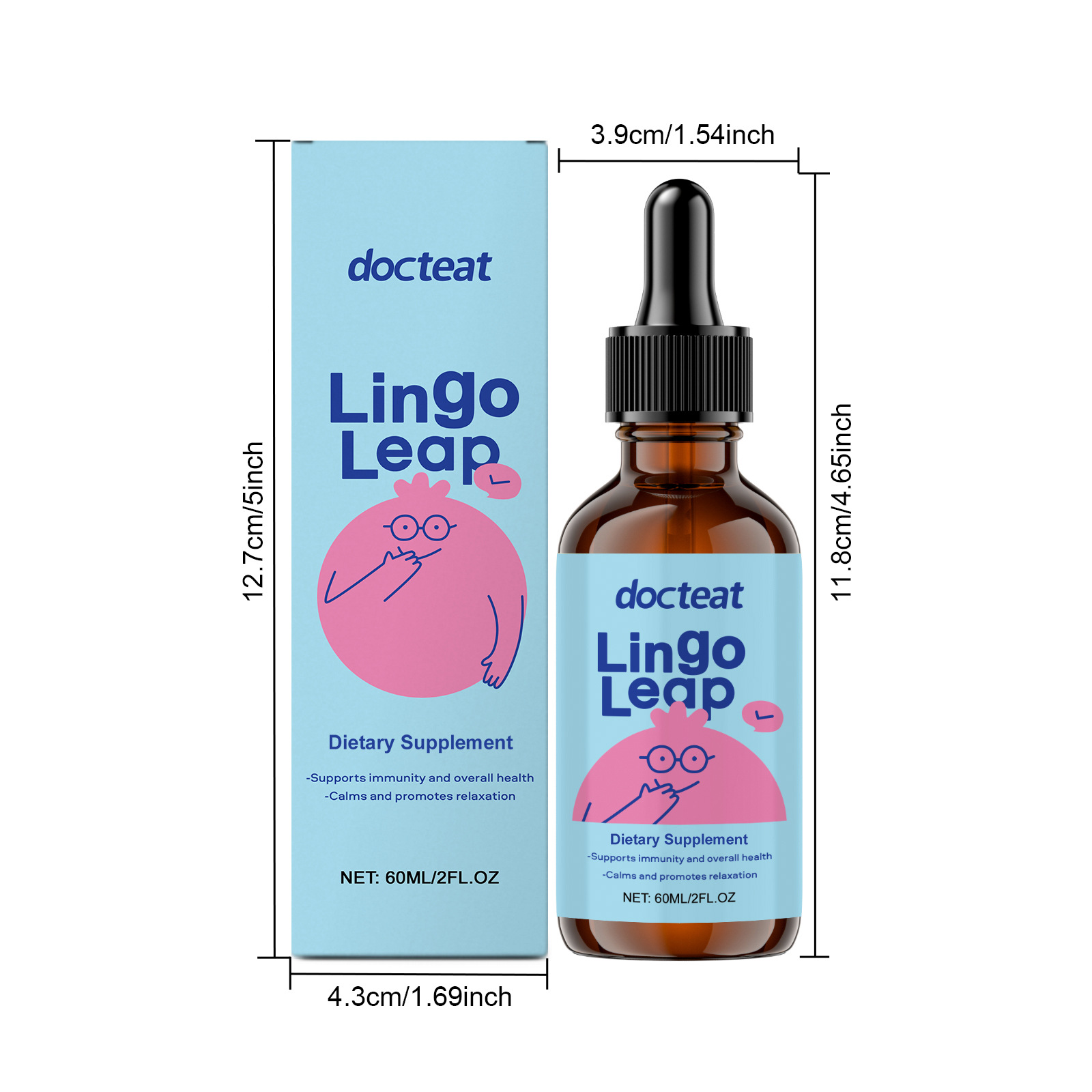 DOCTEAT Body Health Drops Impr - Nutrition In Fitness ulasan dan harga